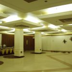 Banquet seating at Aarti hall